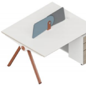 ユーゲル(优格)シリーズbタイプ スタッフデスクは、「ロック付き収納の安全性、アルミニウム薄縁の精緻感、高品質素材の安心性」を核とした現代的オフィス家具です