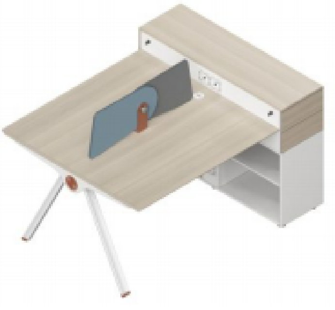 ユーゲルシリーズdタイプ スタッフデスク 豊林e0グレード ロック付き引出し アルミニウム薄縁 ユーゲルシリーズdタイプ スタッフデスク 豊林e0グレード ロック付き引出し アルミニウム薄縁