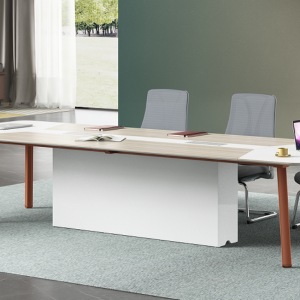 ユーガーシリーズ 会議用テーブル 豊林e0級環境保護刨花板 ドイツ夏特化粧紙 オフィス家具