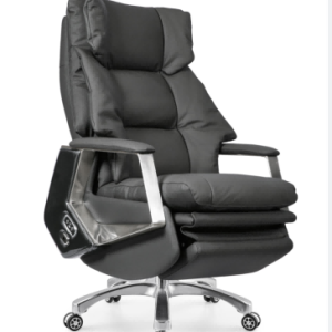 電動リクライニング 本革オフィスチェア マッサージ付き 通気性 長時間使用対応