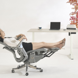 A16シリーズスマート電動オフィスチェア｜腰マッサージ機能付き、165度リクライン、SGS認証3級ガスリフト、PP繊維強化肘掛け、高弾性スポンジ、静音キャスター