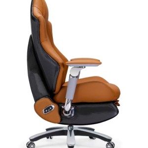 f02シリーズスマートゲーミングチェア｜1.5cm厚環境対応木板内枠、6dアルミ合金肘掛け、頭層牛皮+黒カーボンファイバー、sgs認証ガスリフト