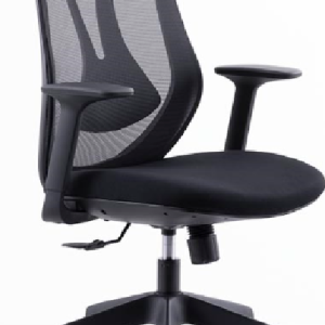 275シリーズ人体工学椅 尾板付き単機能シャーシ 黒色ネットフレーム ナイロン五星脚 高密度定型綿座面