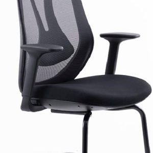 275シリーズ人体工学椅 尾板付き単機能シャーシ 黒色ネットフレーム ナイロン五星脚 高密度定型綿座面