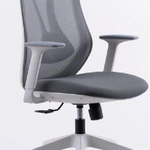 275シリーズ人体工学椅 尾板付き単機能シャーシ 黒色ネットフレーム ナイロン五星脚 高密度定型綿座面