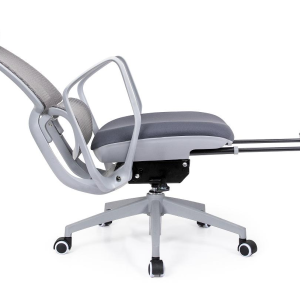 a90シリーズ人体工学午休椅 灰膠pp脚 bifma合格 2.5 3.5mm鋼板シャーシ 耐磨静音キャスター 午休用オフィスチェア