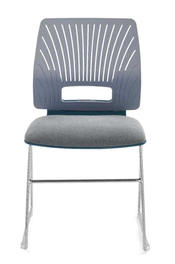 k51シリーズトレーニングチェア会議チェア 2.0mm電気メッキ鋼管フレーム pp加繊5色射出成形 高品質布張り座面