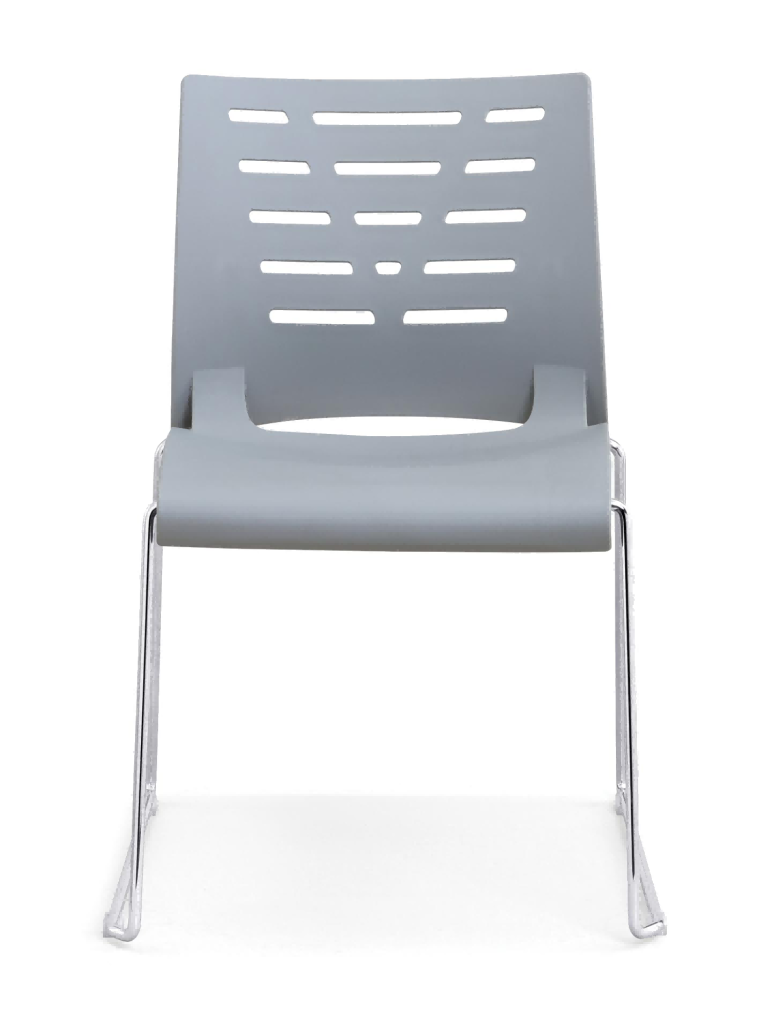 wk011シリーズトレーニング商談会議チェア 2.0mm電気メッキ椅架 pp加繊一体射出成形 5色選択可能