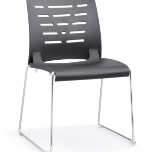 wk011シリーズトレーニング商談会議チェア 2.0mm電気メッキ椅架 pp加繊一体射出成形 5色選択可能