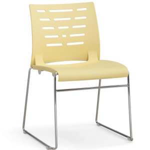 wk011シリーズトレーニング商談会議チェア 2.0mm電気メッキ椅架 pp加繊一体射出成形 5色選択可能