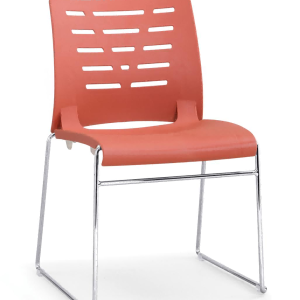 wk011シリーズトレーニング商談会議チェア 2.0mm電気メッキ椅架 pp加繊一体射出成形 5色選択可能