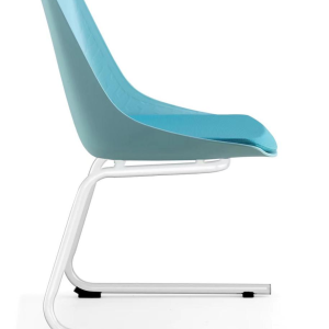 wd902シリーズトレーニング商談会議チェア 2.0mm銀色スプレー椅架 pp加繊 d53密度定型スポンジ ネットクロス・フリース生地