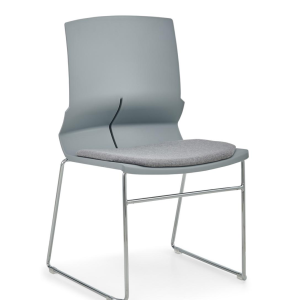 k600トレーニング商談会議チェア 2.0mm電気メッキ鋼管椅架 pp加繊 5色選択 高品質布張り座布団