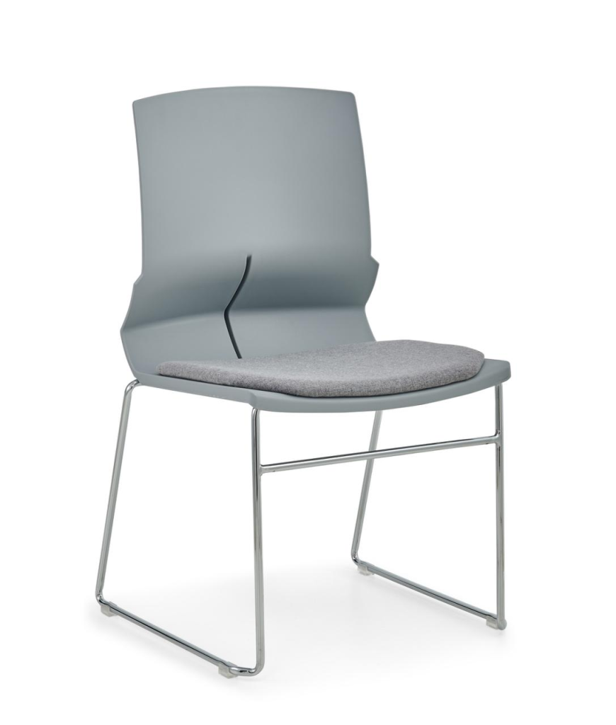 k600トレーニング商談会議チェア 2.0mm電気メッキ鋼管椅架 pp加繊 5色選択 高品質布張り座布団