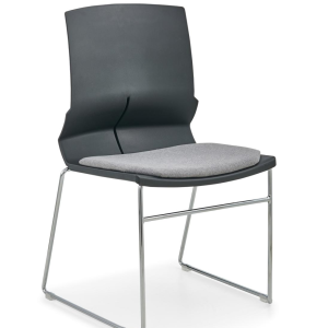 k600トレーニング商談会議チェア 2.0mm電気メッキ鋼管椅架 pp加繊 5色選択 高品質布張り座布団