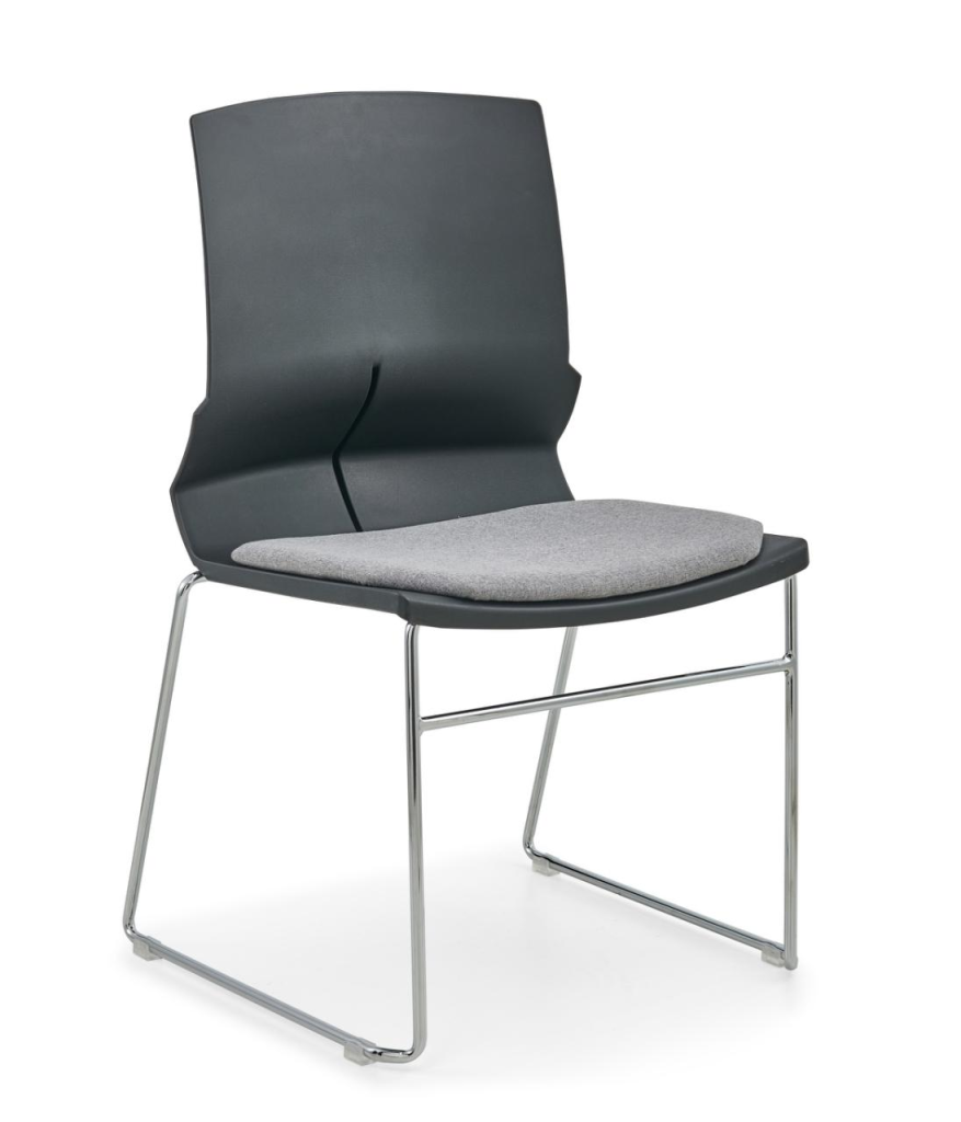 k600トレーニング商談会議チェア 2.0mm電気メッキ鋼管椅架 pp加繊 5色選択 高品質布張り座布団