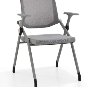 k6シリーズトレーニング会議チェア グレースプレー鋼管椅脚 グレーpp加繊 45密度高反発スポンジ 折りたたみ底殻付き
