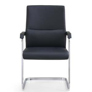 d211シリーズ会議チェア｜メッキフレーム1.5mm、高品質キャットスクラッチレザー