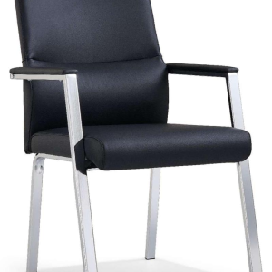 d211シリーズ会議チェア｜メッキフレーム1.5mm、高品質キャットスクラッチレザー
