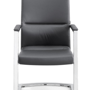 d1030シリーズ会議チェア｜20*40偏平パイプスチールフレーム2.0mm、メッキ仕上げ