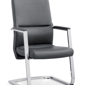 d1030シリーズ会議チェア｜20*40偏平パイプスチールフレーム2.0mm、メッキ仕上げ