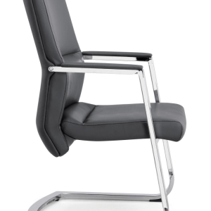 d1030シリーズ会議チェア｜20*40偏平パイプスチールフレーム2.0mm、メッキ仕上げ