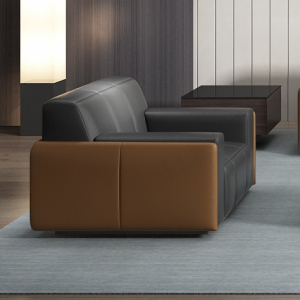 wd2097シリーズハイエンド社長ソファ｜イタリア輸入「サンシャイン」天然牛皮1.0mm、デュポン高密度スポンジ