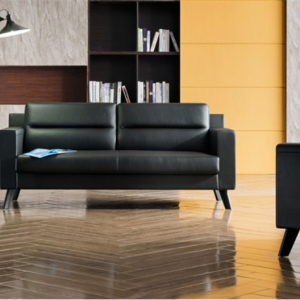 WD2131シリーズオフィス接待ソファ｜高級マイクロファイバーレザー、デュポン高密度スポンジ