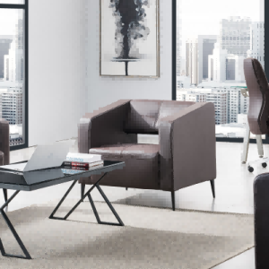 wd2123シリーズオフィスレセプションソファ イタリア輸入「陽光」ブランド牛皮 デュポン高密度高反発スポンジ 人体工学設計