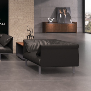 wd911シリーズオフィスレセプションソファ イタリア輸入「サンシャイン」ブランド牛皮 デュポン高密度高反発スポンジ 人体工学設計