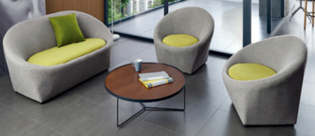 wd1904シリーズオフィスレジャーレセプションソファ イタリア輸入麻絨 耐磨耗難燃 防汚処理 デュポンスポンジ