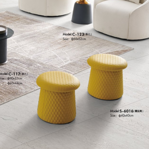 S6022シリーズオフィスレジャーエリアソファ 高品質テディフリース布張り 高密度環境保護発泡スポンジ プラスチック固定脚垫