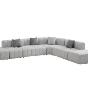 s6039シリーズオフィスレジャーエリアソファ 高品質シェニール布張り 高密度環境保護発泡スポンジ 自由組み合わせ可能