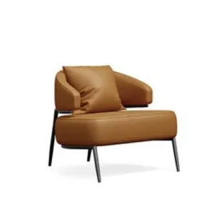 s6037シリーズオフィスレジャーエリアソファ 高品質西皮/布張り 高密度環境保護発泡スポンジ プラスチック固定脚垫