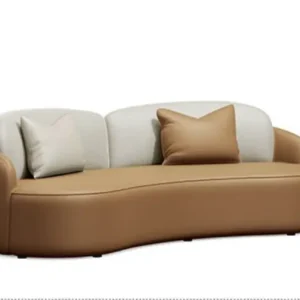 s6037シリーズオフィスレジャーエリアソファ 高品質西皮/布張り 高密度環境保護発泡スポンジ プラスチック固定脚垫