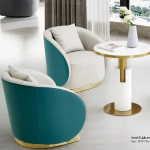 x3140シリーズオフィスレジャー商談チェア 高品質puレザー饰面 高密度環境配慮型スポンジ 可動ソフトパッド背もたれ ステンレスチタン色底框