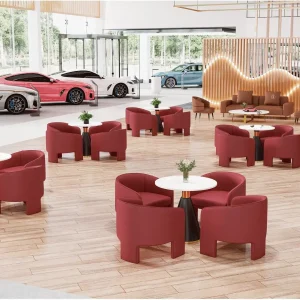 x3142シリーズオフィスレジャー商談チェア 高品質puレザー饰面 高密度環境配慮型スポンジ ファッション個性的デザイン