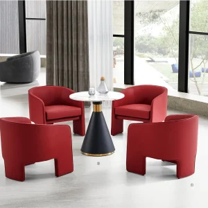 x3142シリーズオフィスレジャー商談チェア 高品質puレザー饰面 高密度環境配慮型スポンジ ファッション個性的デザイン