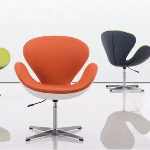 1. x306シリーズオフィスレジャー商談チェア 高品質ファブリック饰面 高品質定型スポンジ アルミニウム合金四星脚 昇降回転可能