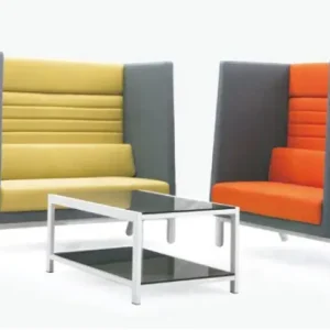 x657シリーズ商談カードソファ 高品質puレザー/ファブリック饰面 高密度環境配慮型スポンジ 高品質木製フレーム