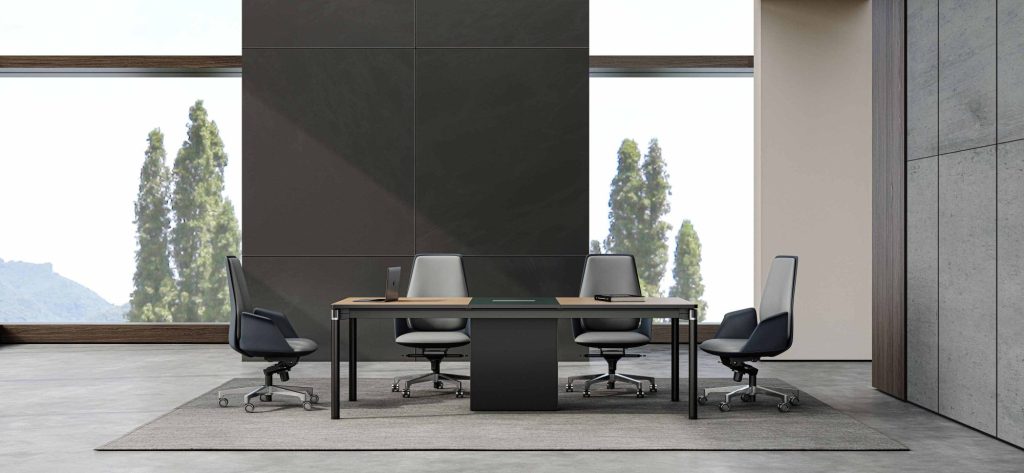  グレードシリーズ 会議用テーブル 豊林e0級環境保護刨花板 ドイツ夏特化粧紙 オフィス家具