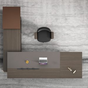 領御シリーズ社長執務机 国際ブランド素材 多機能モジュール ハイエンドオフィス家具