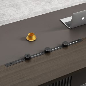 領御シリーズ社長執務机 国際ブランド素材 多機能モジュール ハイエンドオフィス家具