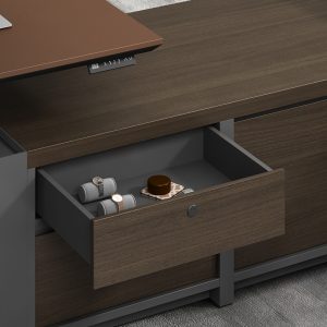 領御シリーズ社長執務机 国際ブランド素材 多機能モジュール ハイエンドオフィス家具