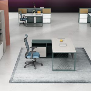 リンギョクシリーズ 高級エグゼクティブ行政デスク 豊林e0グレード高密度パーティクルボード ドイツ夏特化粧紙