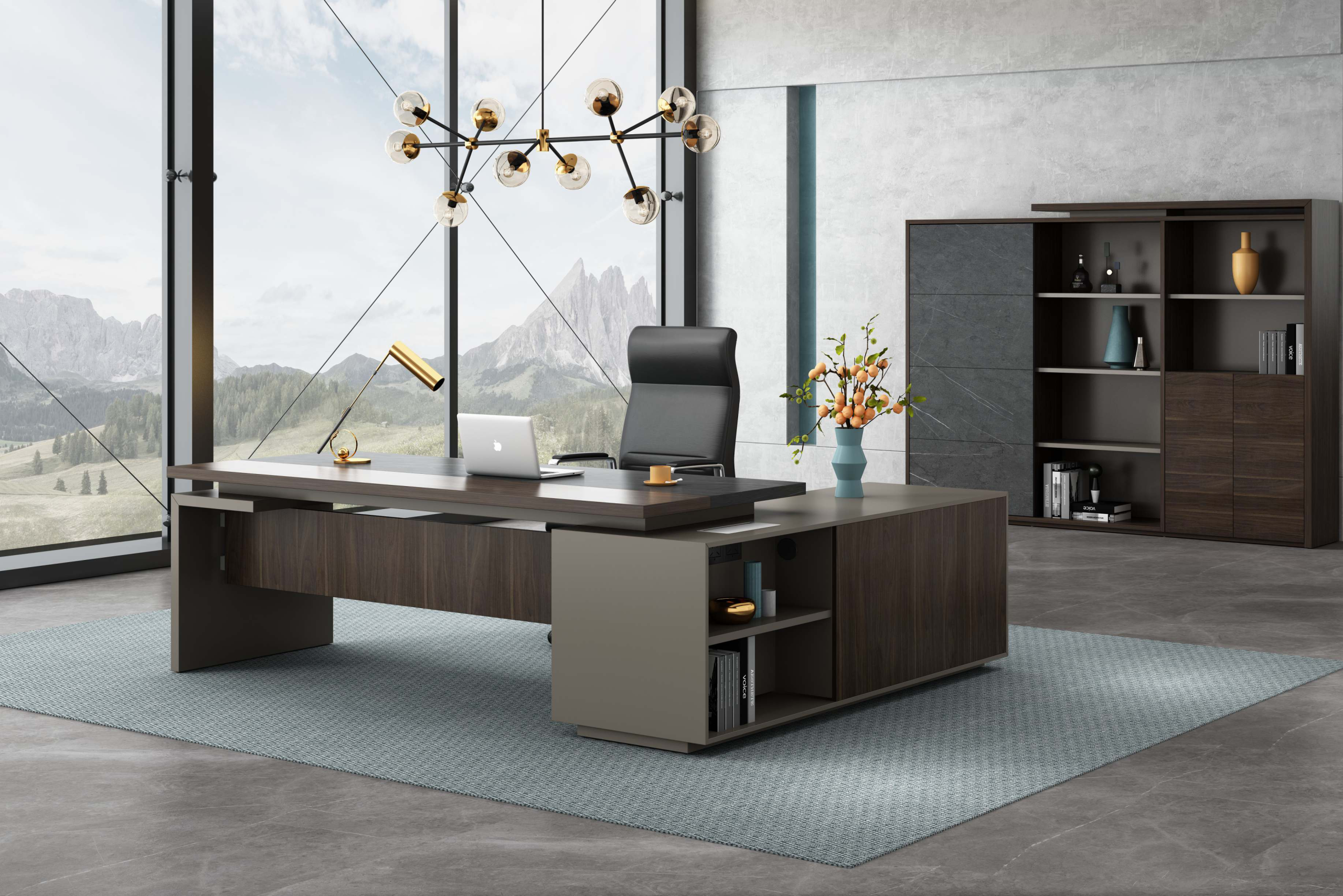 オークシリーズ 高級エグゼクティブ行政デスク 豊林e0グレード高密度パーティクルボード ラミノ接続 オークシリーズ 高級エグゼクティブ行政デスク 豊林e0グレード高密度パーティクルボード ラミノ接続