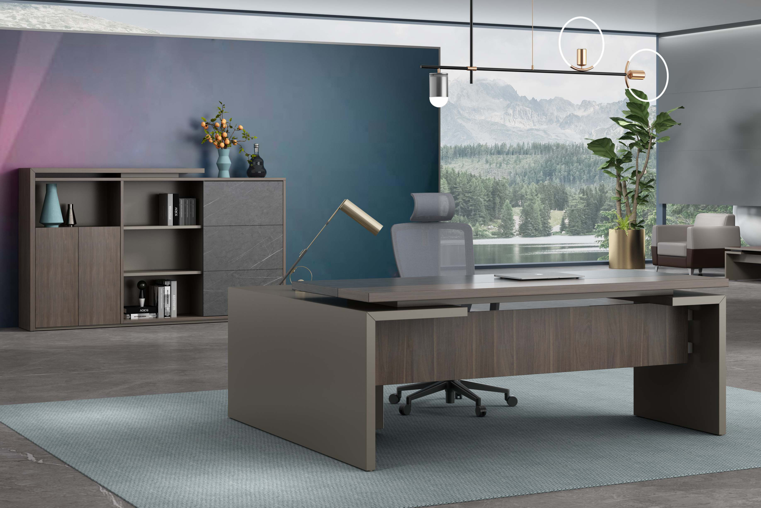 オークシリーズ 高級エグゼクティブ行政デスク 豊林e0グレード高密度パーティクルボード ラミノ接続 オークシリーズ 高級エグゼクティブ行政デスク 豊林e0グレード高密度パーティクルボード ラミノ接続