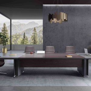 聖御シリーズ 会議用テーブル 亜創e0級環境保護刨花板 ドイツ夏特化粧紙 オフィス家具