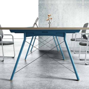 ピーターシリーズ 会議用テーブル 豊林e0級環境保護刨花板 ドイツ夏特化粧紙 オフィス家具