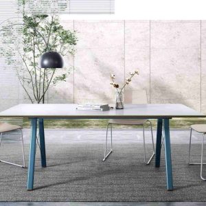 ピーターシリーズ 会議用テーブル 豊林e0級環境保護刨花板 ドイツ夏特化粧紙 オフィス家具